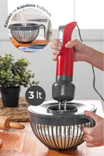 Load image into Gallery viewer, Mixing Bowl With Lid - Multi-Purpose Mixer Bowl (3.0 Lt.) - Mixing Bowl for Hand Mixers