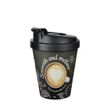 Load image into Gallery viewer, Cups/Mugs/Jars/Jugs - Plastic Reusable Coffee Cup with Lid - Motto Termo Cup - 400ml. / 14oz. Travel Mug