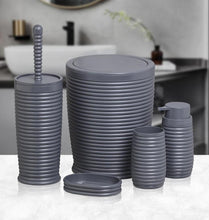 تحميل الصورة في عارض المعرض، طقم اكسسوارات الحمام ، طقم حمام ديكور 5 قطع (Elegance) - مجموعة Ocean home - إطار صلب