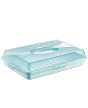 Load image into Gallery viewer, Food/Cake Holder - Rectanguler Portable Pasta / Pastery Carrier - Cake Box Comes With Handle