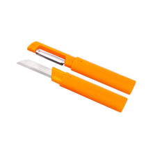 تحميل الصورة في عارض المعرض، Peelers - Dual function Peeler & Knife - 2 in 1 Vegetable & Fruit Peeler