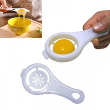 تحميل الصورة في عارض المعرض، Plastic Egg Separator & Stainless Steel Mesh Tea Strainer Set - 2 in 1