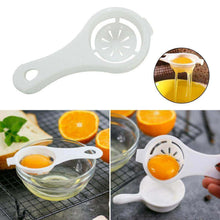 تحميل الصورة في عارض المعرض، Plastic Egg Separator & Stainless Steel Mesh Tea Strainer Set - 2 in 1