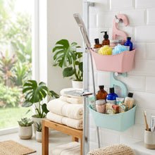 Load image into Gallery viewer, Plastic Hanging Storage Basket - Hook Multi-Purpose Bathroom Basket