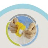 Load image into Gallery viewer, Plastic Nail And Collar Brush - Handle Grip Nail Cleaning Brush - Small Scrub Brush
