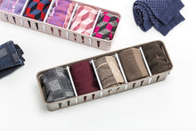 Load image into Gallery viewer, Plastic Storage Organizer with 5 Adjustable Compartments