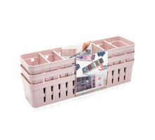 تحميل الصورة في عارض المعرض، Plastic Storage Organizer with 5 Adjustable Compartments