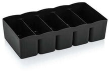 Load image into Gallery viewer, Makeup, Jewelry & accessories Organizers - Plastic Storage Organizer with 5 Compartments - Small size - (10.5 x 27.5 x 6.5 cm)