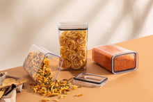 Load image into Gallery viewer, Food Storage Containers Set - Acrylic Sealed/Airtight Rectangular Food Jars Chef box - 3.1 litre.
