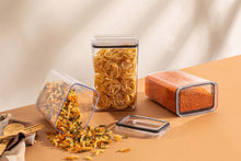 Load image into Gallery viewer, Food Storage Containers Set - Acrylic Sealed/Airtight Rectangular Food Jars Chef box - 3.1 litre.