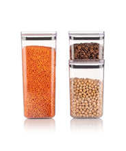 Load image into Gallery viewer, Food Storage Containers Set - Acrylic Sealed/Airtight Rectangular Food Jars Chef box - 3.1 litre.