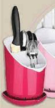 Load image into Gallery viewer, Modular Plastic Cutlery Drainer & Utensil Holder with Water Reservoir 3-in-1