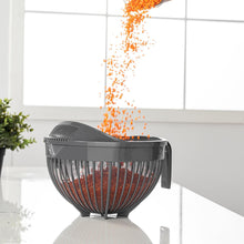 Load image into Gallery viewer, Colanders - Rice Washing Colander with Handle (3 Lt.) - Wash Strainer for Fruits and Vegetables Cleaning