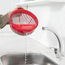 Load image into Gallery viewer, Colanders - Rice Washing Colander with Handle (3 Lt.) - Wash Strainer for Fruits and Vegetables Cleaning