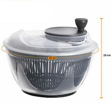 Load image into Gallery viewer, Large Salad Spinner - Vegetables Drainer & Colander - 4.7 Liter Salad Dryer