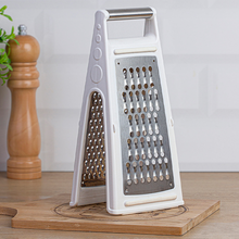 Load image into Gallery viewer, Graters - Triangle Grater - 2-Sided Grater with Acrylic Tank & Handle