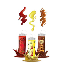 Load image into Gallery viewer, Squeeze Sauce Bottle with Printed Drawing - 700ml. / 24oz.