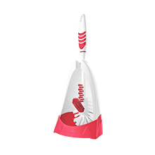 Load image into Gallery viewer, Toilet Brush and Holder - Toilet Handle With 3 Brushes & Holder