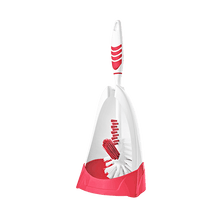 Load image into Gallery viewer, Toilet Brush and Holder - Toilet Handle With 3 Brushes & Holder