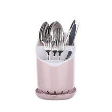 Load image into Gallery viewer, Modular Plastic Cutlery Drainer & Utensil Holder with Water Reservoir 3-in-1