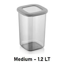 Load image into Gallery viewer, Food Storage Containers Set with Silicone Lid Square ( 1200 ml.)