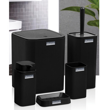 تحميل الصورة في عارض المعرض، طقم اكسسوارات حمام - طقم حمام ديكور 5 قطع ( ستيلا ) - إطار مصمت