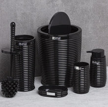 تحميل الصورة في عارض المعرض، طقم اكسسوارات الحمام ، طقم حمام ديكور 5 قطع (Elegance) - مجموعة Ocean home - إطار صلب