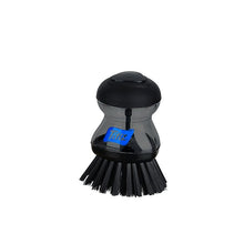 Load image into Gallery viewer, Soap Dispensing Palm Dish Brush (Black) - Kitchen Brush for Cleaning