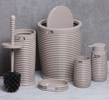 تحميل الصورة في عارض المعرض، طقم اكسسوارات الحمام ، طقم حمام ديكور 5 قطع (Elegance) - مجموعة Ocean home - إطار صلب