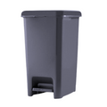  Dark Grey Dustbin with Grey Lid