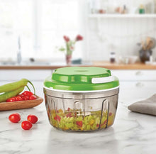 Load image into Gallery viewer, Manual 3 in 1 Chopper (Vegetable &amp; Fruit Chopper + Whisk + Herb Spinner)
