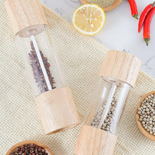 Load image into Gallery viewer, Shakers - Premium Wooden Pepper &amp; Spice Grinder – Adjustable Coarseness with transparent acrylic mill

