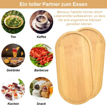 Load image into Gallery viewer, Wooden trays with food images and text about their use for storing food.
