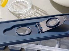 Load image into Gallery viewer, Ice Cube Tray with Lid -  Covered Ice Cube Tray with Removable Cover and silicon bottom
