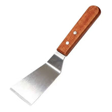 Load image into Gallery viewer, Multi-Purpose Stainless Steel Kitchen Spatula - Ice Removal Shovel, Cleaning Scraper, Degrease Tool - Angled
