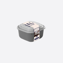 تحميل الصورة في عارض المعرض، Gray plastic container with a lid on a white background
