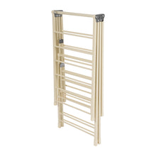 Load image into Gallery viewer, Beige towel radiator on a white background
