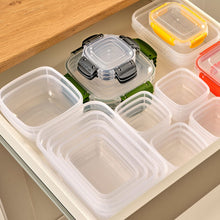Load image into Gallery viewer, Food Storage Containers - Plastic Sealed Rectangular Set of 5 (400 - 800 - 1400 - 2300 - 4000 ml)
