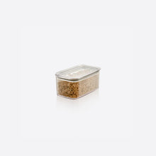 Load image into Gallery viewer, Food Storage Container - Acrylic Airtight Rectangle Stripe Container 700 ml.
