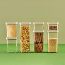 Load image into Gallery viewer, Food Storage Container - Airtight Acrylic (Size 1) 500 ml. Square Tall Container
