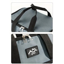 تحميل الصورة في عارض المعرض، 1 Pcs Insulated Cooler Multipurpose Bag – Large Reusable Thermal Tote with Zippered Top – For Groceries, Picnic, Food Delivery &amp; Beach - Grey x Light Grey
