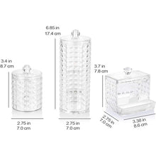 تحميل الصورة في عارض المعرض، Makeup, Jewelry &amp; accessories Organizers - Diamond Makeup Organizer 3 PCS Set
