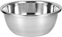 Load image into Gallery viewer, Stainless steel mixing bowl on a white background
