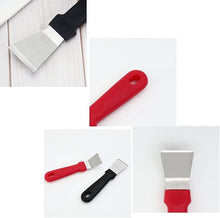 Load image into Gallery viewer, Multi-Purpose Stainless Steel Kitchen Spatula - Ice Removal Shovel, Cleaning Scraper, Degrease Tool - Angled
