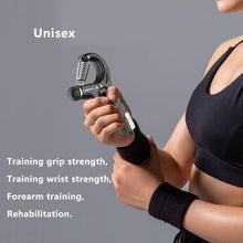 تحميل الصورة في عارض المعرض، Unisex hand grip strengthener in use, promoting grip and wrist strength training and rehabilitation.
