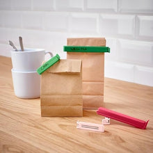 Load image into Gallery viewer, Food Storage Bag Sealing Clips (4-Piece Set | 2 Sizes) | Airtight Food Lock Clips
