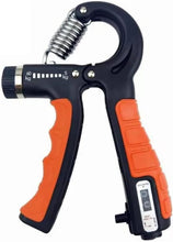 تحميل الصورة في عارض المعرض، Adjustable hand grip strengthener workout tool for building forearm strength, featuring comfortable handle and resistance settings.

