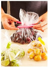Load image into Gallery viewer, Food Storage Bag Sealing Clips (4-Piece Set | 2 Sizes) | Airtight Food Lock Clips
