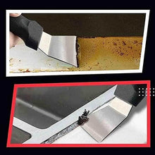 Load image into Gallery viewer, Multi-Purpose Stainless Steel Kitchen Spatula - Ice Removal Shovel, Cleaning Scraper, Degrease Tool - Angled
