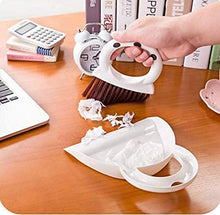 Load image into Gallery viewer, Plastic Cleaning Broom Brush &amp; Dustpan Set Desktop Broom Sweep Cleaning Brush Dust Pan Car Keyboard Cleaning Household
